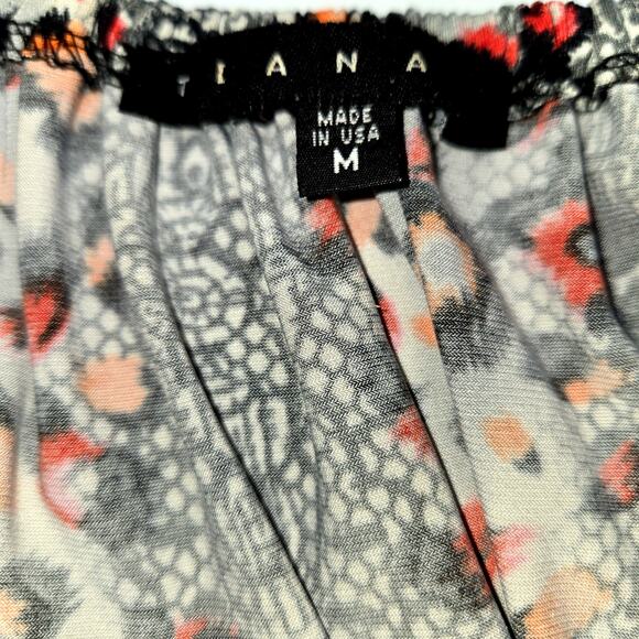 Tiana Medium Brown Women's Short  Sleeve Maxi BOHO Dress Miss Size 8 10 - Picture 3 of 5